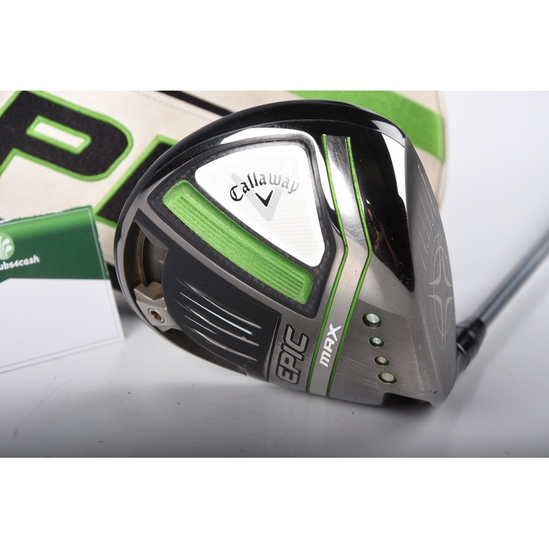 Callaway Epic Max Driver / 9 Degree / Regular Flex Hzrdus Green T800 Shaft