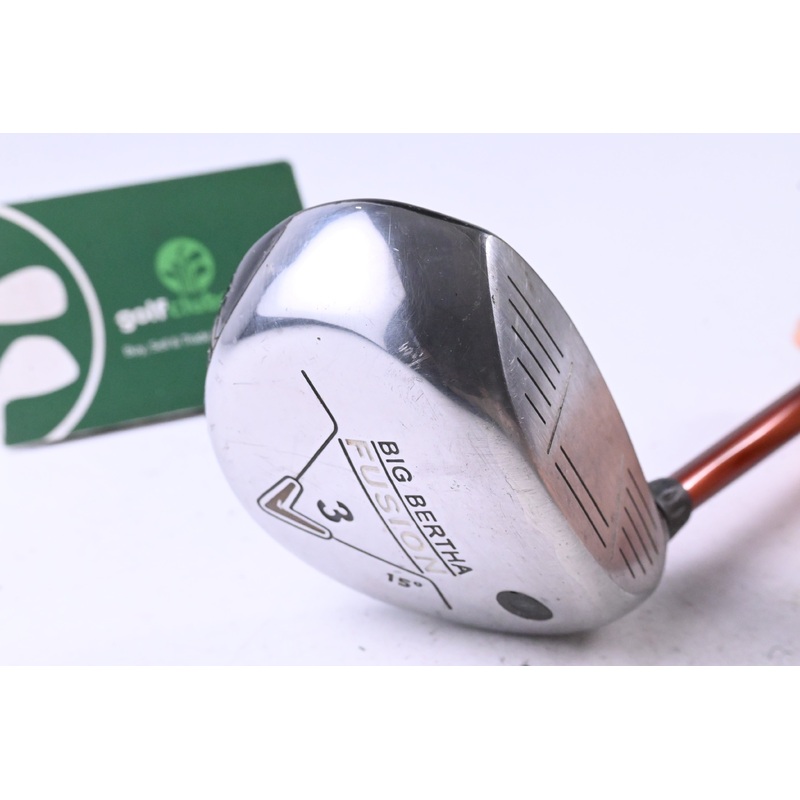 Callaway Big Bertha Fusion #3 Wood / 15 Degree / Stiff Flex Aldila NVS Orange