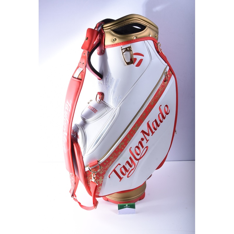 Taylormade Ladies British Open 2023 Tour Bag / 6-Way Divider / White, Red & Gold