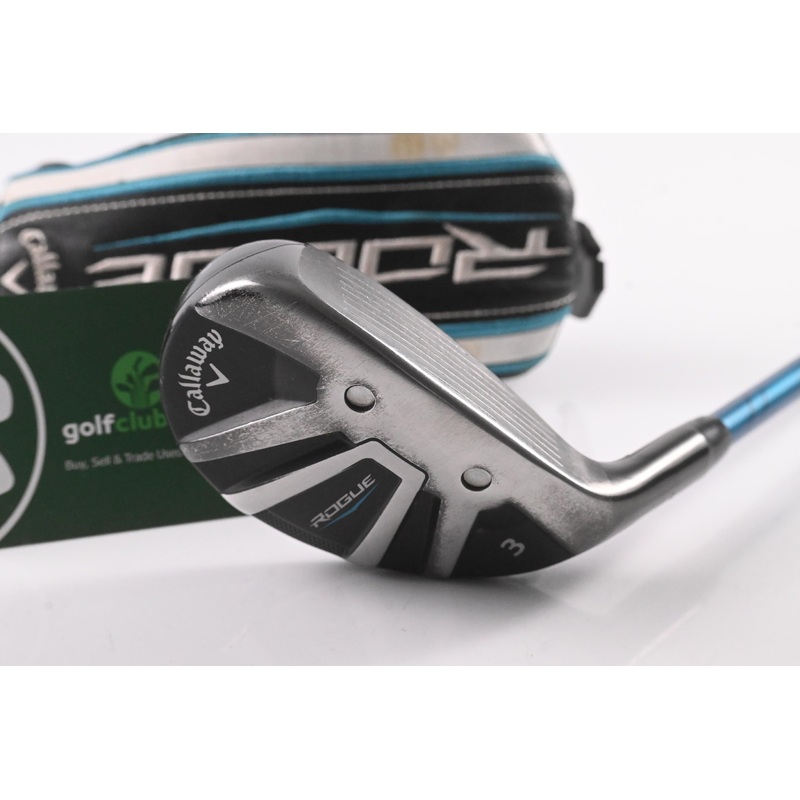 Callaway Rogue #3 Hybrid / 19 Degree / Stiff Flex Evenflow Blue 85 Shaft