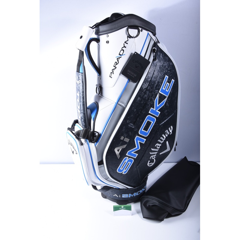 Callaway Ai-Smoke Tour Bag / 6-Way Divider / White, Grey & Blue