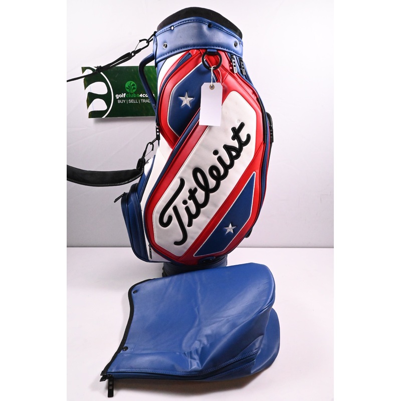 Titleist U.S. Major Tour Bag / 6-Way / Blue, White & Red