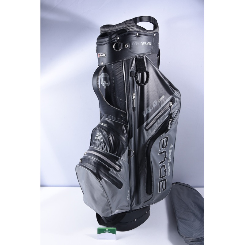 BIG MAX Aqua Sport Cart Bag / 15-Way Divider / Grey & Black