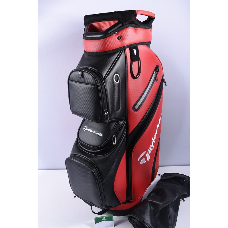 Taylormade Cart Bag / 14-Way Divider / Red, Black & White